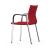 Uma Fabric Office Armchair w/Steel Legs