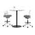 Efit 40 Gaslift Adjustable Swivel Office Draughtsman Chair w/Footrest