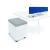 Basic Office Lockable Handleless Mobile Pedestal w/3 Drawers & Pencil Tray