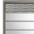 Skyline Rubberwood/Glass Chest