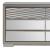 Skyline Rubberwood/Glass Bedroom Set