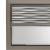 Skyline Rubberwood/Glass Nightstand