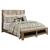 Skyline Meadwood Fabric/Wood Upholstered Bed