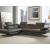 Pandora Top Grain Italian Leather Sectional, Left Arm Chaise