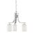 Pendenza 3-Light Chandelier, Configuration 2