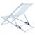 Sunset Aluminum Outdoor Lounge Sling Chair with Headrest