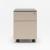 Color Office Lockable Mobile Pedestal w/Drawers & Pencil Tray