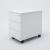 Color Office Lockable Mobile Pedestal w/3 Drawers & Pencil Tray