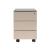 Color Office Lockable Mobile Pedestal w/Drawers & Pencil Tray