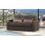 Sleep Plus PU Convertible Loveseat