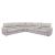 Sloan Leather Match Reclining Sectional