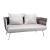 Spencer Outdoor Rope Loveseat w/Cushions