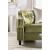 Kaye Microfiber Fabric Tufted Sofa