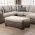 Ashenweald Fabric Square Ottoman
