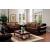 Franklin Fabric/Leatherette/Wood Living Room Set
