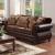 Franklin Fabric/Leatherette/Wood Living Room Set