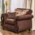 Tabitha Fabric/Leatherette/Wood Chair