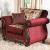 Tabitha Fabric/Leatherette/Wood Chair