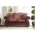 Tabitha Fabric/Leatherette/Wood Living Room Set