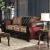 Quirino Fabric/Leatherette/Wood Loveseat