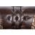 Quirino Fabric/Leatherette/Wood Loveseat