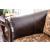 Quirino Fabric/Leatherette/Wood Sofa