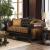 Quirino Fabric/Leatherette/Wood Loveseat