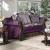 Emilia Fabric/Wood Loveseat