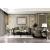 Justina Fabric/Wood Living Room Set