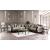 Justina Fabric/Wood Living Room Set