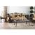 Aislynn Chenille Fabric/Leatherette Sofa