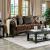 Tilde Chenille Fabric/Leatherette Sofa