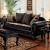 Theodora Fabric/Leatherette/Wood Living Room Set