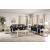 Marinella Fabric/Wood Living Room Set