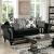 Luciano Fabric/Wood Living Room Set