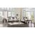 Cassani Chenille Fabric/Wood Living Room Set
