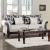 Cassani Chenille Fabric/Wood Sofa