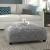 Nash Fabric Square Ottoman