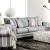 Misty Fabric Living Room Set
