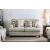 Christine Linen Fabric Loveseat
