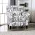 Verne Letter Pattern Linen Fabric Chair
