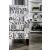 Verne Letter Pattern Linen Fabric Chair