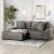 Ainsley Fabric L-Shape Reversible Sectional Sofa