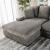 Ainsley Fabric L-Shape Reversible Sectional Sofa