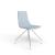 North Cape Low Back Armless Meeting Chair, Chromed 4-leg Base