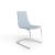 North Cape Low Back Armless Meeting Chair, Cantilever Steel Frame Base