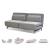 Iso Tweed Fabric Motion Sofabed