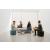 Bend Fabric Round Pouf