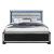 Soleil King Size Panel Bed with LED