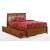 Spices Solstice Wood K-Series High/Low Platform Bed, Full Size